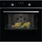 AEG GA5CB501AB SurroundCook with SteamBake Catalytic Partial / Aqua Clean Built In Single Oven - Black