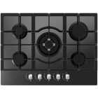 Cata UBGOG701BK 70cm 5 Burner Gas on Glass Hob - Black
