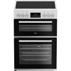 Beko EDC6731W 60cm Double Oven Electric Ceramic Cooker - White