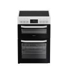 Hotpoint HDE6VDW 60cm Double Oven Electric Ceramic Cooker - White