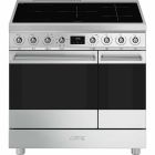 Smeg C92IMX2 Symphony Classic 90cm Electric Induction Range Cooker - Stainless Steel