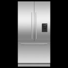 Fisher & Paykel RS90AU3 90cm Integrated Frost Free French Door American Fridge Freezer - Stainless Steel