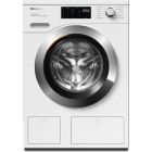 Miele W1 PWash&TDos&Steam WEG885 WCS 1400 Spin 9kg Washing Machine - Lotus White