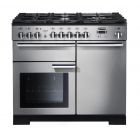 Rangemaster PDL100DFFSS/ Professional Deluxe 100cm Dual Fuel Range Cooker - Stainless Steel