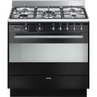 Smeg SUK91MBL9 90cm Dual Fuel Range Cooker - Black
