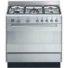 Smeg SUK91MFX9 90cm Dual Fuel Range Cooker - Stainless Steel