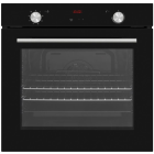 Cata UBO754SS Built In True Fan Multifunction Pyrolytic Single Oven - Black