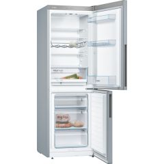 Bosch Series 4 KGV33VLEAG 60cm Low Frost Fridge Freezer - Stainless Steel