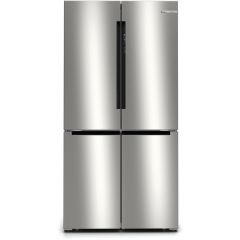 Bosch Series 4 KFN96VPEAG Four Door American Style Fridge Freezer - Brushed Steel