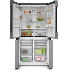 Bosch Series 4 KFN96VPEAG Four Door American Style Fridge Freezer - Brushed Steel