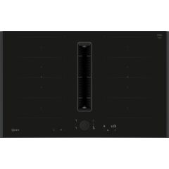 Neff N90 V68AUX4C0 80cm Induction Hob with Integrated Vented Extractor - Black