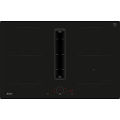 Neff N70 V58NHQ4L0 80cm Induction Hob with Integrated Vented Extractor - Black