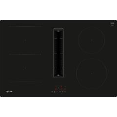 Neff N50 V58NBS1L0 80cm Induction Hob with Integrated Vented Extractor - Black