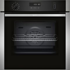 Neff N50 B6ACH7AN7B Built In Slide & Hide Pyrolytic Single Oven - Stainless Steel