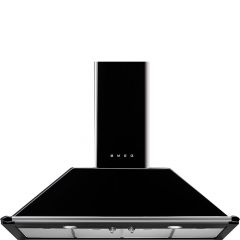 Smeg KT110BLE Victoria 110cm Black Chimney Hood