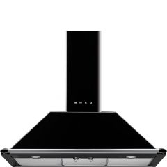 Smeg KT90BLE Victoria 90cm Black Chimney Hood