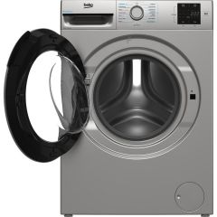 Beko BMN3WT3841S 1400 Spin 8kg Washing Machine - Silver