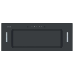Cata CATICON75BK 75cm Gesture Control Canopy Hood - Black Glass
