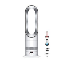 Dyson HF1 Hot+Cool Remote Link Pre-heat Heater and Cooling Fan - White/Nickel