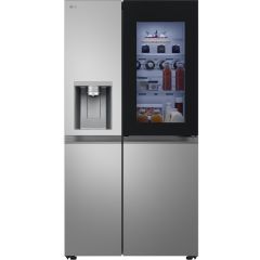 LG GSXE81PYBE 91.3cm Frost Free Side-by-Side InstaView American Fridge Freezer Plumbed with Water Dispenser - Silver