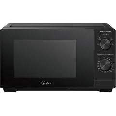 Midea MMOP01MZ-BK 700 Watts 20 Litres Solo Microwave Oven - Black