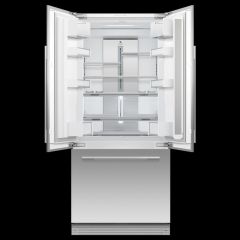 Fisher & Paykel RS80AU3 Integrated French Door Fridge Freezer Plumbed With Ice Maker