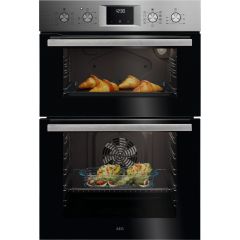 AEG 6000 Series GU5CP20M Built In Double Oven with Catalytic Liners - Stainless Steel