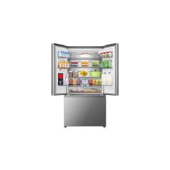 Hisense RF815N4SESE 91.4cm Frost Free French Door American Fridge Freezer Plumbed with Water Dispenser - Silver