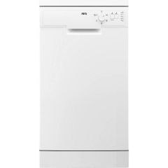 AEG 5000 Series FFX52507ZW 10 Place Settings Slimline AirDry Dishwasher with Cutlery Drawer - White