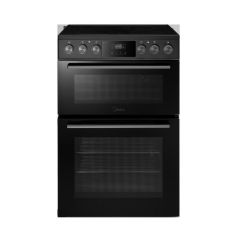 Midea MFO24EME4R118-B 60cm Double Oven Electric Ceramic Cooker - Black