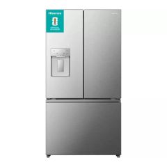 Hisense RF815N4SESE 91.4cm Frost Free French Door American Fridge Freezer Plumbed with Water Dispenser - Silver