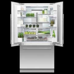 Fisher & Paykel RS90AU3 90cm Integrated Frost Free French Door American Fridge Freezer - Stainless Steel