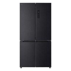 LG GMM42ABBEH 91cm Total No Frost Four Door Smart American Fridge Freezer - Matte Black