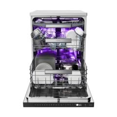 Haier XF 6B2M3BX-80 16 Place Settings 60cm Full Width Dishwasher with Cutlery Drawer - Stainless Steel
