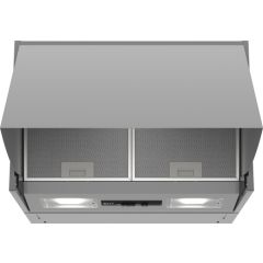 Neff N30 D64MAC1X0B 60cm Integrated Cooker Hood - Silver