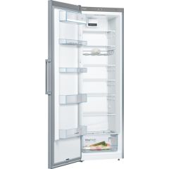 Bosch Series 4 KSV36VLEP 186 x 60cm Upright Tall Larder Fridge - Stainless Steel