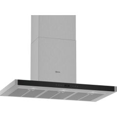 Neff N70 D95BMP5N0B 90cm Chimney Cooker Hood - Stainless Steel