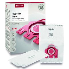 Miele FJM HyClean Pure Vacuum Cleaner Bags - 4 Pack - Red Tab