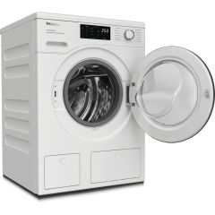 Miele W1 PWash&TDos&Steam WEG885 WCS 1400 Spin 9kg Washing Machine - Lotus White