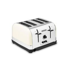 Morphy Richards 240132 Venture 4 Slice Toaster - Cream