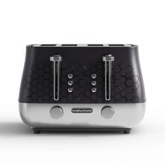 Morphy Richards 243020 Cassini 4 Slice Toaster - Black