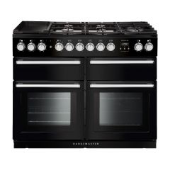 Rangemaster NEXSE110DFFBL/ Nexus SE 110cm Dual Fuel Range Cooker - Black