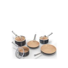 Ninja CW95000UK Cookware 5-Piece Set - Apricot & Grey
