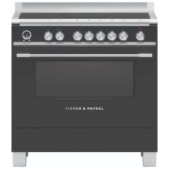 Fisher & Paykel OR90SCI6B1 Series 9 90cm Classic 5 Zone Induction Pyrolytic Freestanding Cooker