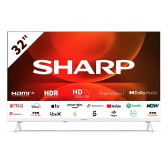 Sharp 1T-C32FH2KL2AW 32" HD Ready White Smart TV