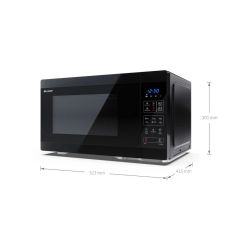Sharp YC-MA262AU-B 26 Litre Combination Microwave with AirFryer - Black