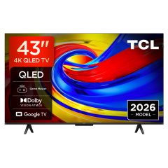 TCL 43P7L-UK 43" 4K HDR QLED Direct LED Google TV