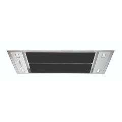 Cata UBADCH110BK1 110cm Black & Stainless Steel Ceiling Cooker Hood