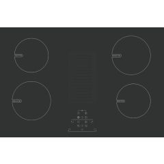 Cata UBDD75LC 77cm Induction Hob with Downdraft
