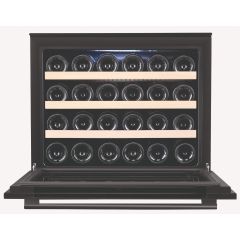 Cata UBICBKWC55 60cm Wide 24 Bottle Built-in Wine Cooler - Black